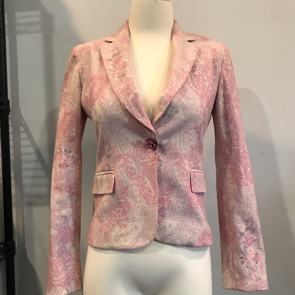 Vintage Elie Tahari  floral jacket